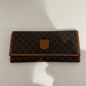 Celine Brown and Tan Wallet